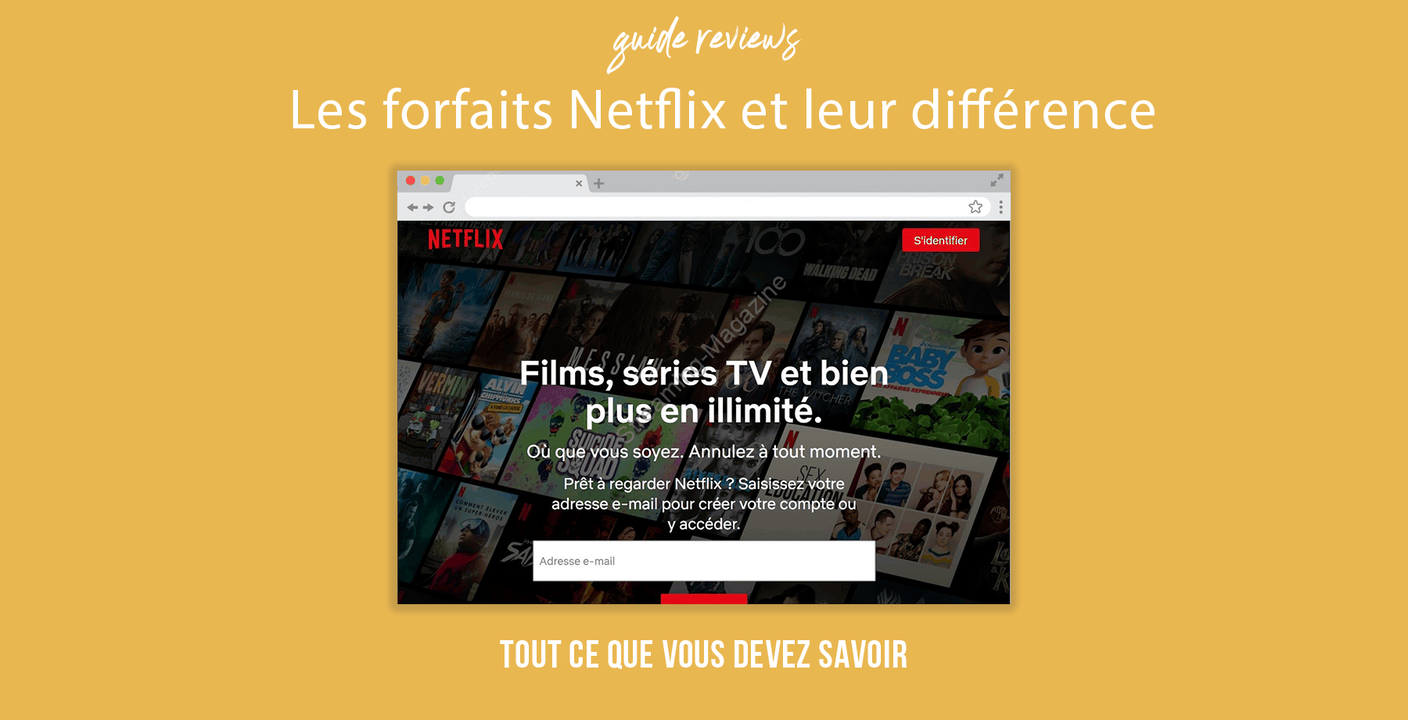 Forfaits Netflix : Choisissez l’option idéale maintenant