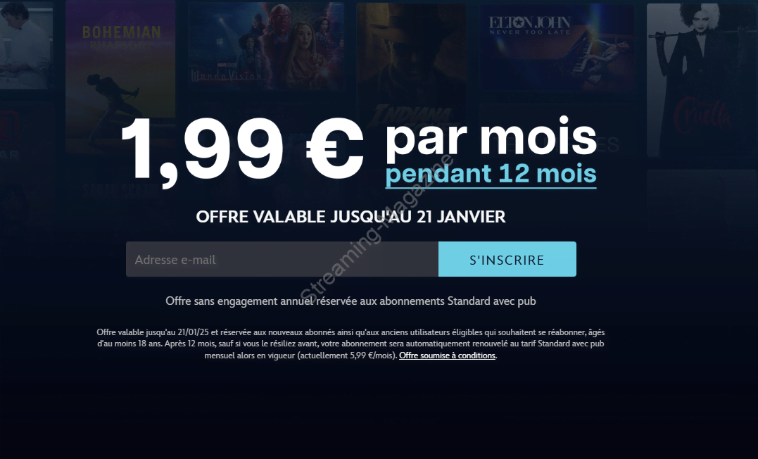 Offre exceptionnelle Disney+ : 1,99€ jusqu'au 21 janvier 2025