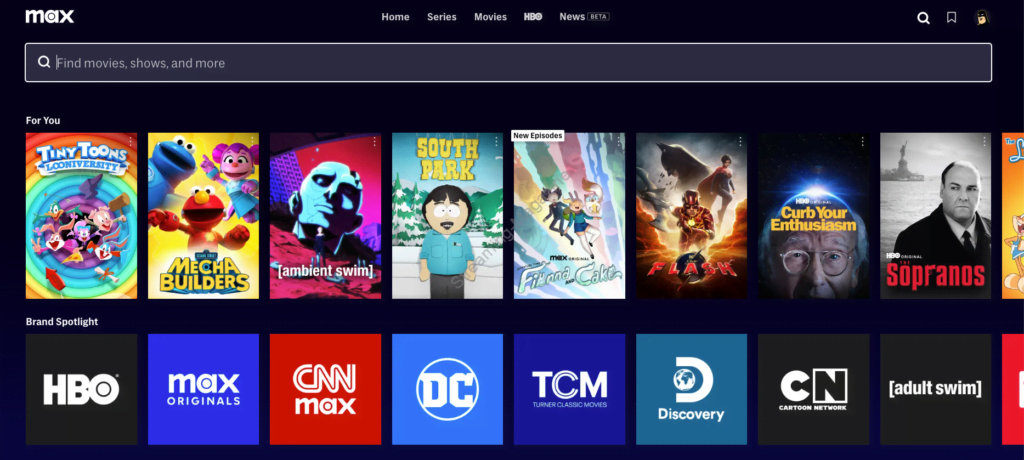 Plateforme de streaming : HBO Max